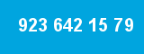 923 642 15 79 923 642 15 79